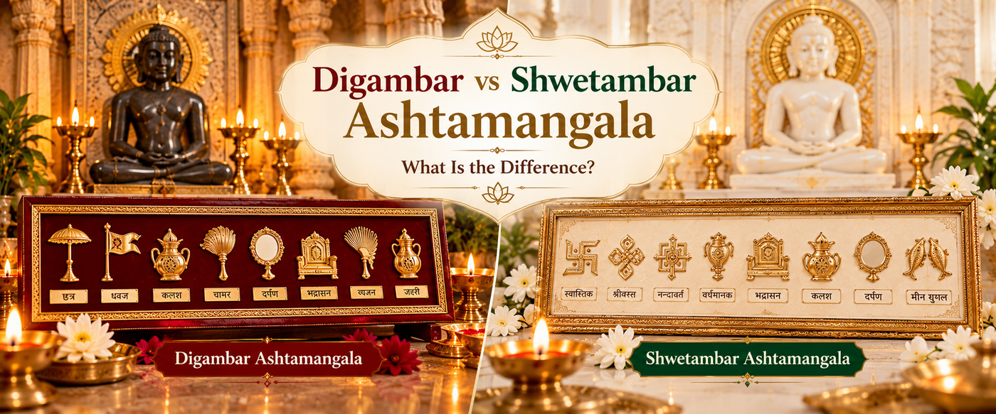 Digambar vs Shwetambar Ashtamangala: What Is the Difference?