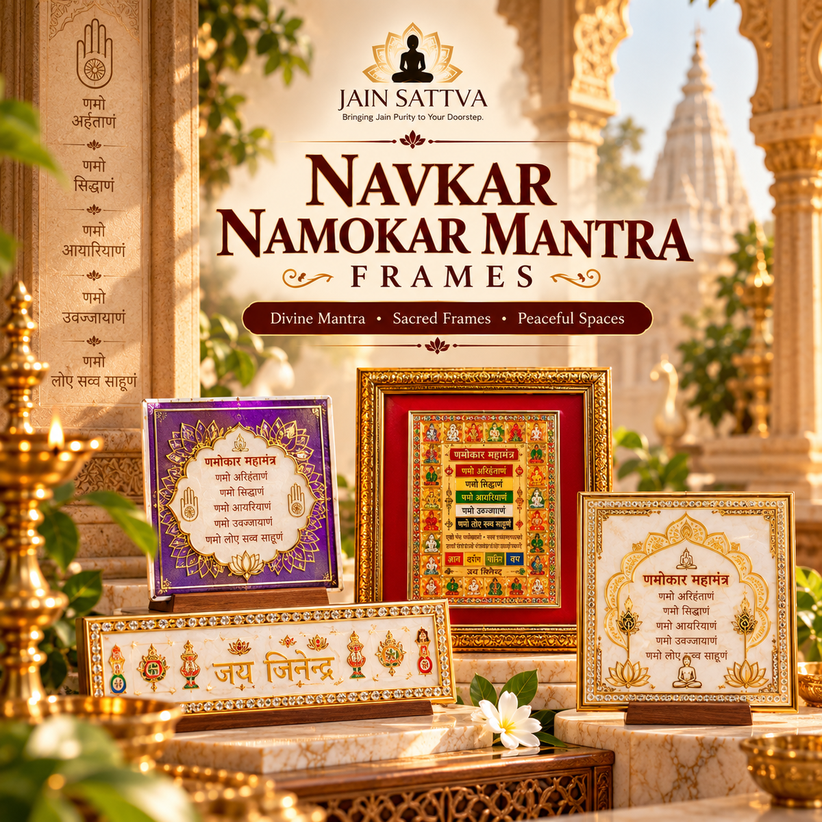Navkar (Namokar) Mantra Frames