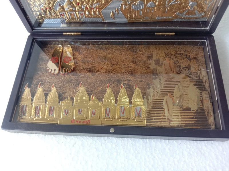 Jain Sattva Shatrunjaya Tirth golden devotional gift box