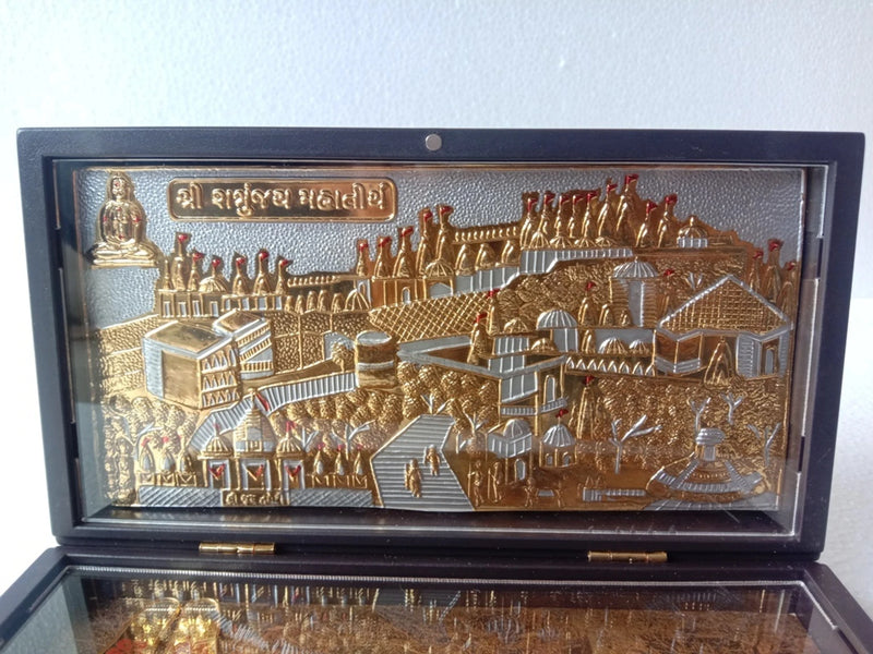 Shatrunjaya Mahatirth temple artwork with Taleti Darshan