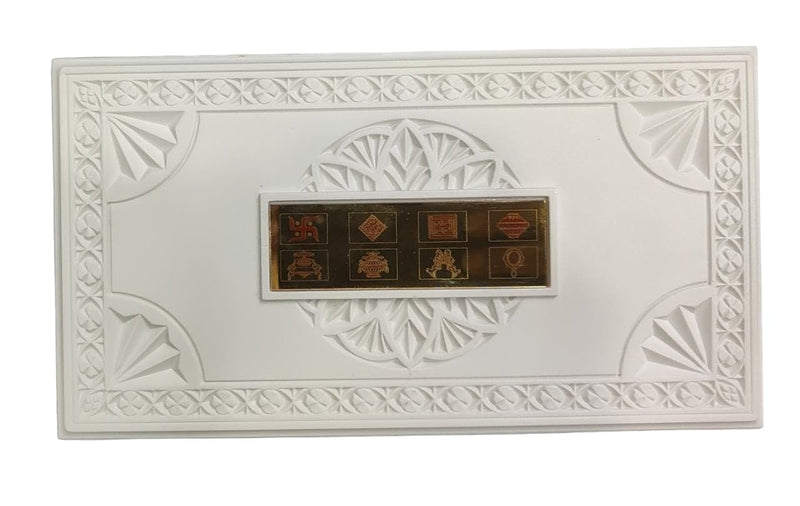 Premium white Jain royal peti for Prabhavna gifting