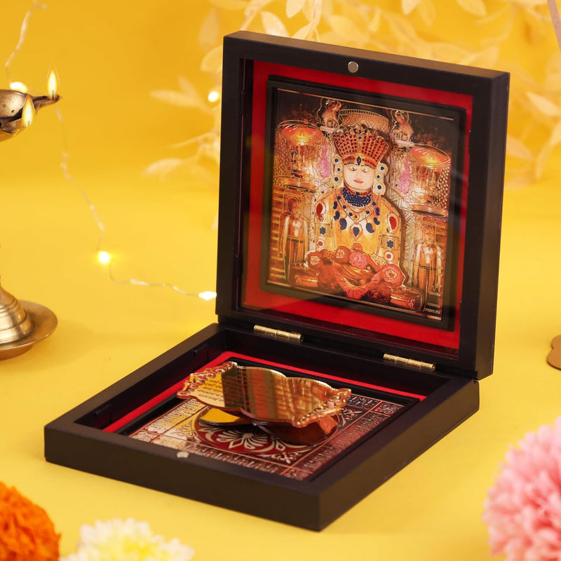 3D Adinath with Sthapna Box Jain Yantra
