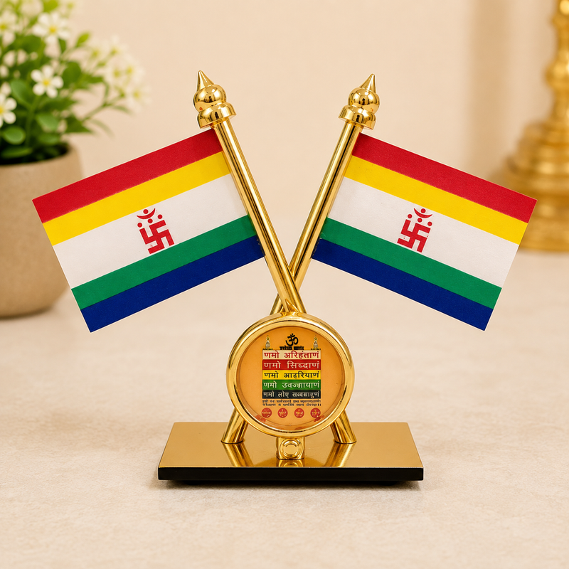 Namokar Mantra Jain dashboard decor stand for car