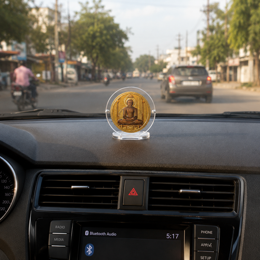 Mahavir Bhagwan photo for car dashboard