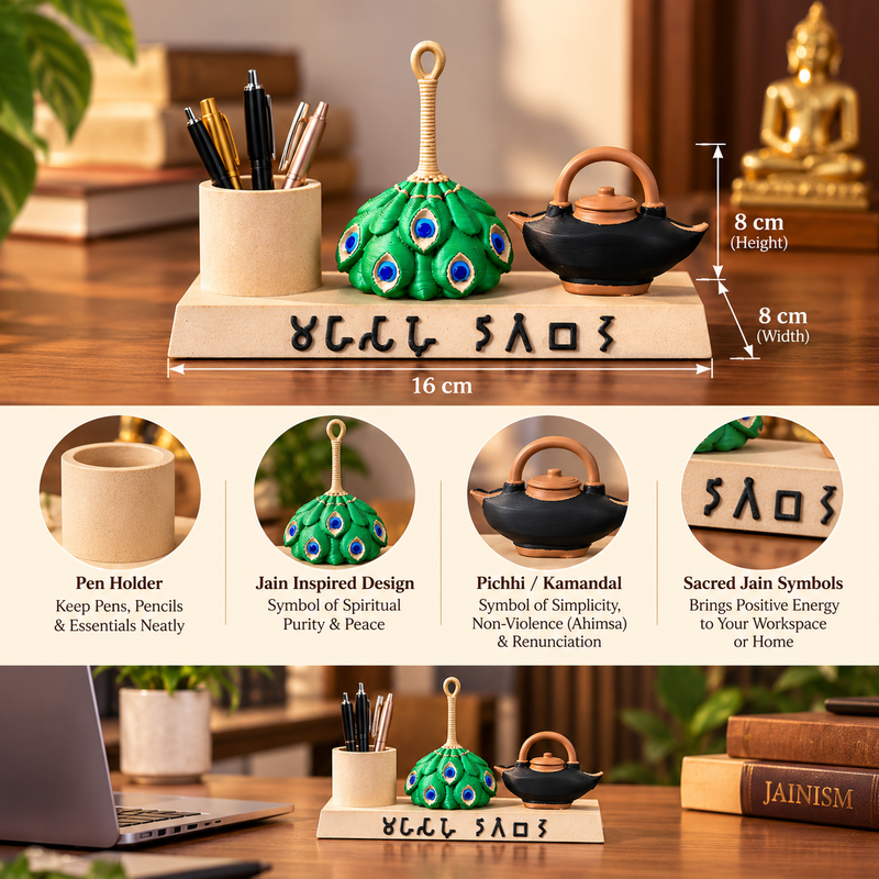 Jainism inspired 3D table decor for home and office