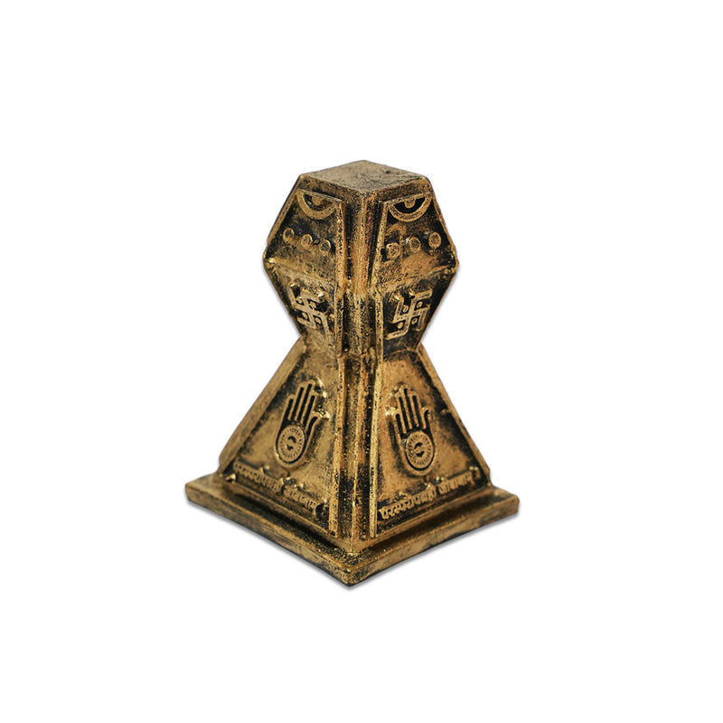 Jain Emblem – Marble Dust Table & Dashboard Decor