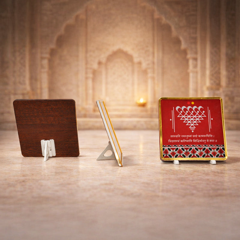 Saraswati Yantra Acrylic Frame for Study & Career Growth